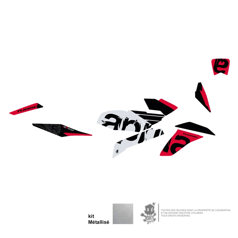 APRILIA KIT DÉCO - TUONO V4 2021 R19-METALLIC- ONLY 50