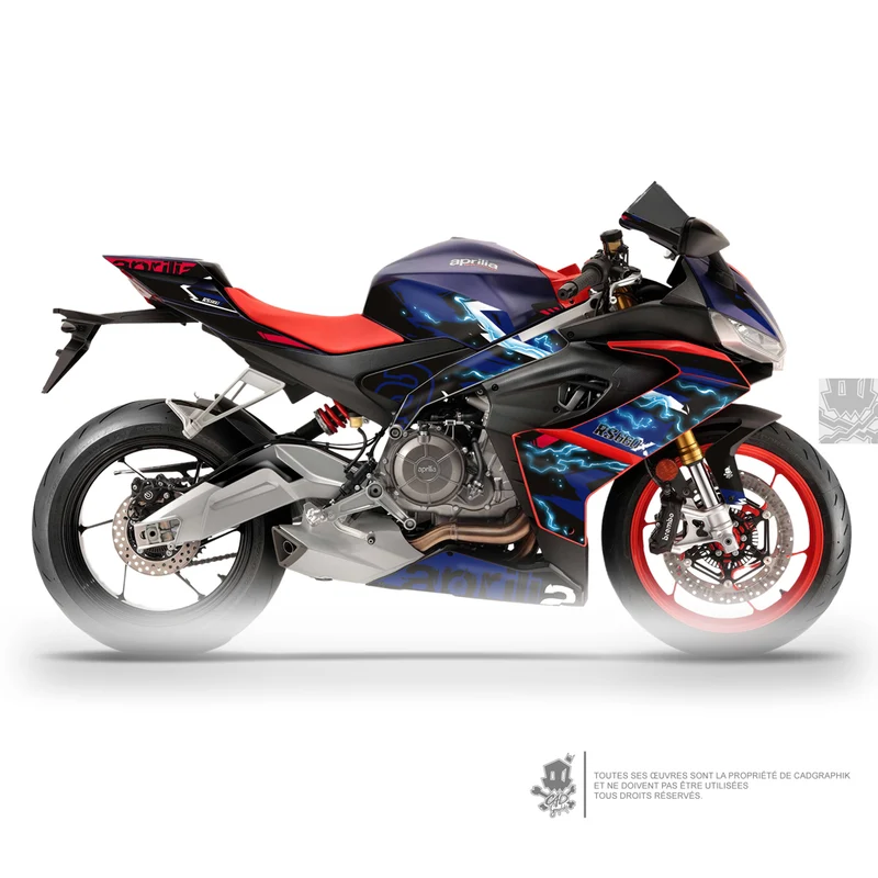 APRILIA KIT DÉCO -RS 660 X RED LAVA FULMINE-ONLY 50