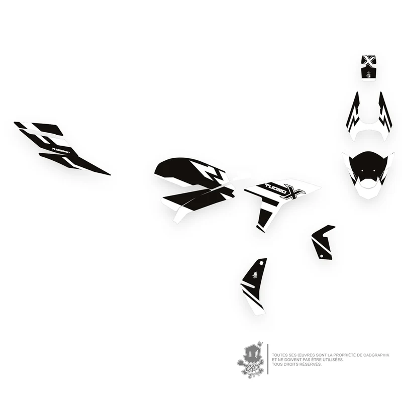 APRILIA KIT DÉCO - TUONO 660 WHITE X - ONLY 50