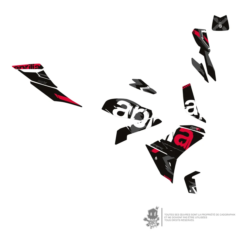 APRILIA KIT DÉCO - RSV4 1100 FACTORY - HAVOC - ONLY 50