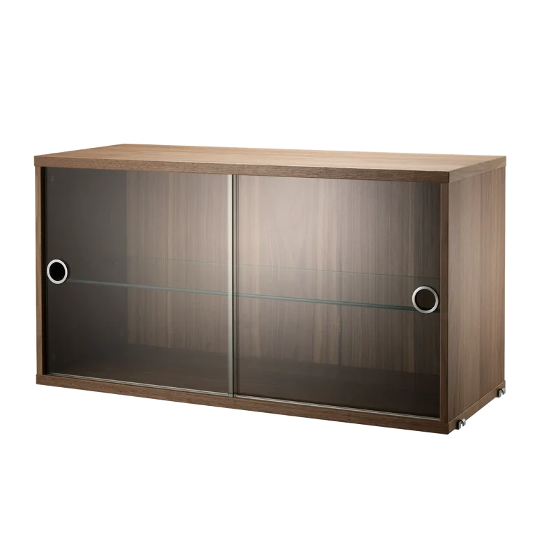 String Vitrine / Hängevitrine mit Glastüren - String Furniture