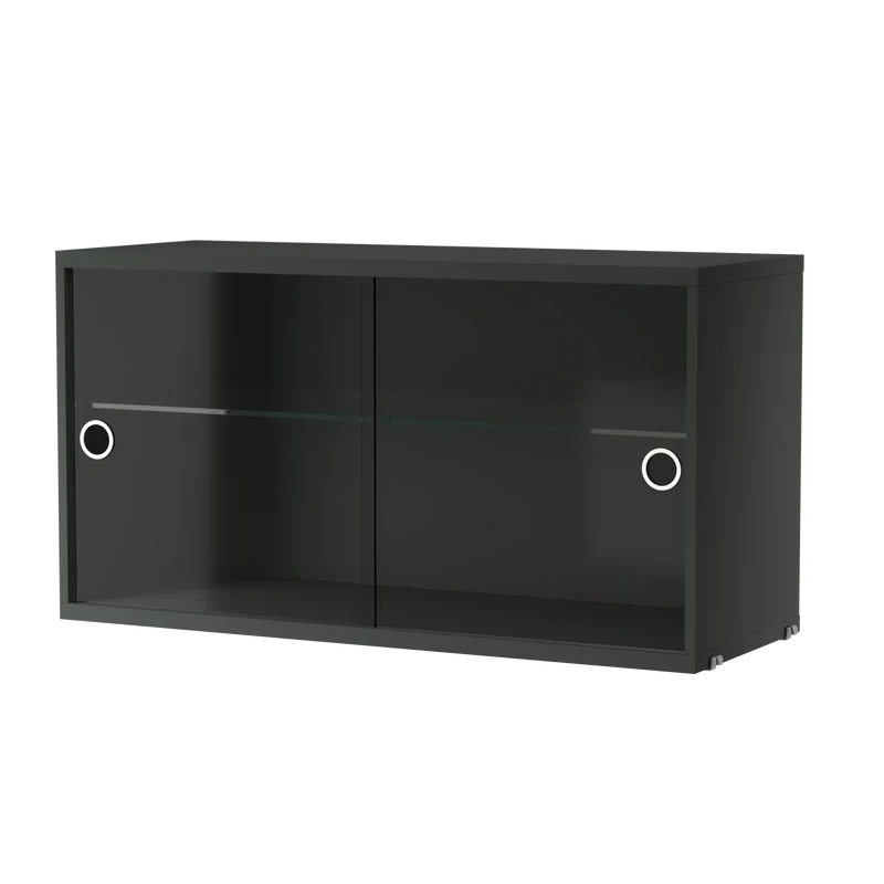 String Vitrine / Hängevitrine mit Glastüren - String Furniture