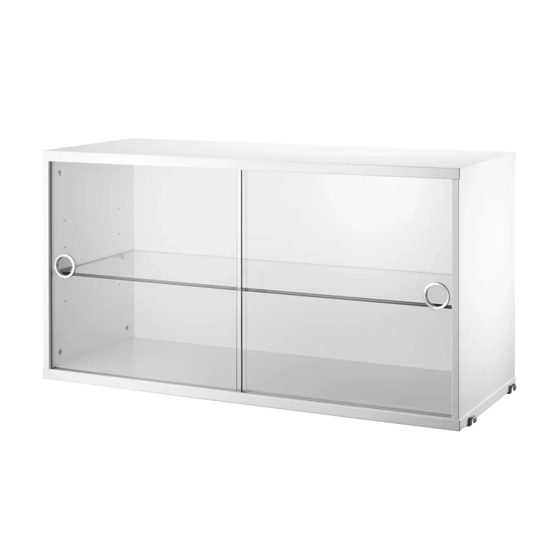 String Vitrine / Hängevitrine mit Glastüren - String Furniture