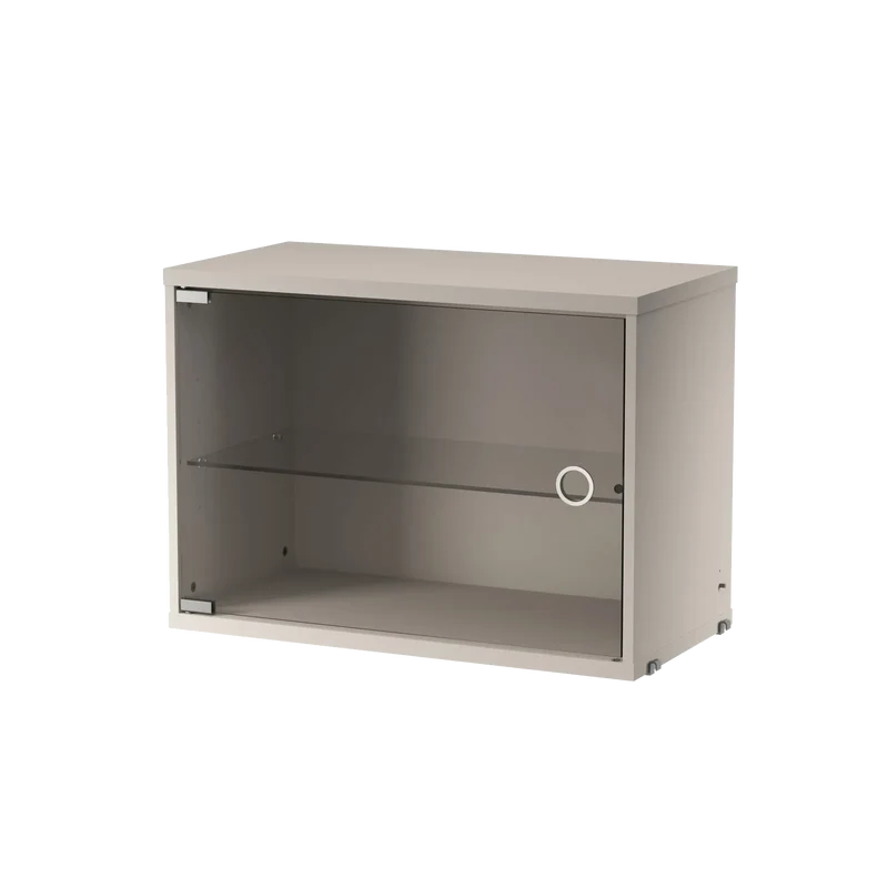 String Vitrine / Hängevitrine mit Glastüren - String Furniture