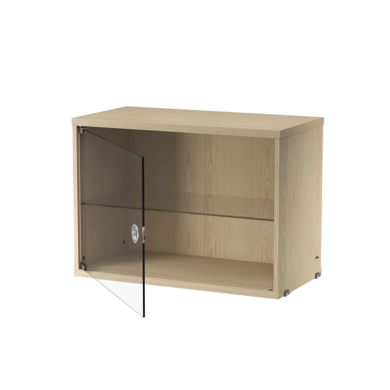 String Vitrine / Hängevitrine mit Glastüren - String Furniture
