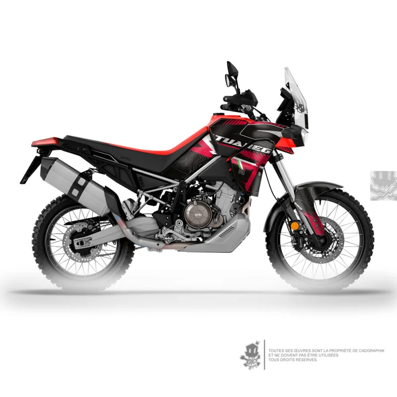 APRILIA KIT DÉCO - TUAREG 660 RED - ONLY 50