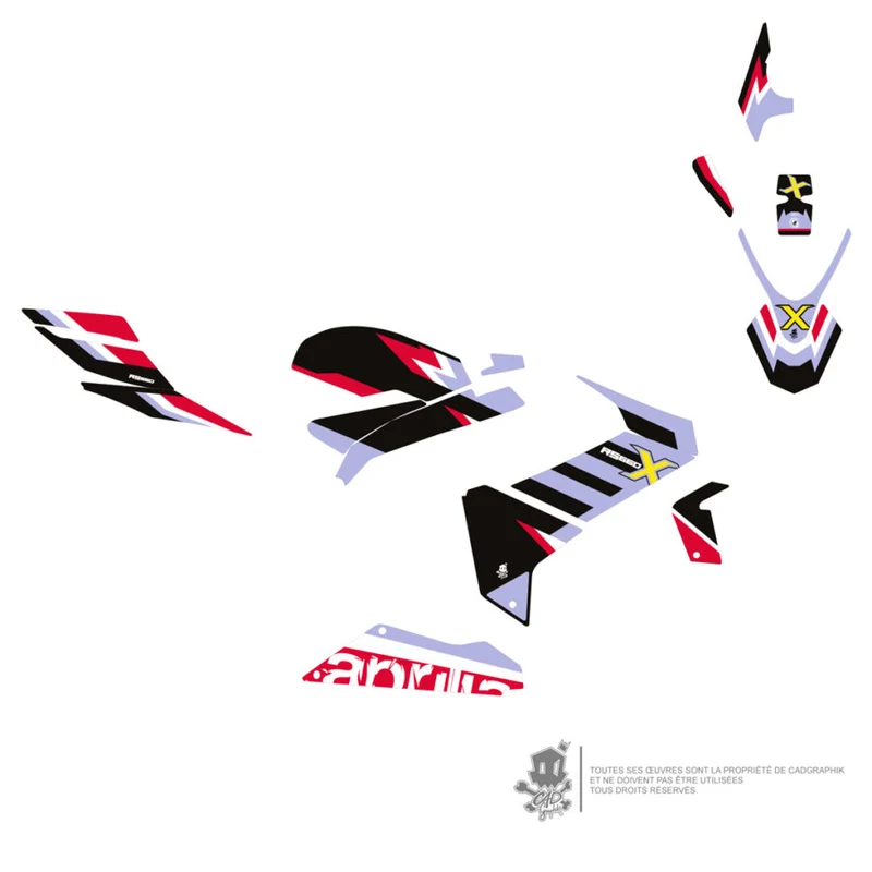 APRILIA KIT DÉCO - RS 660 X - ONLY 50
