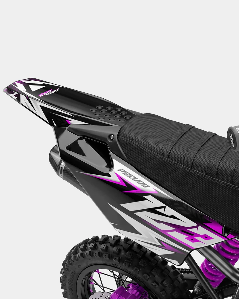 CRYNEX - Kit Déco Dirt Bike Semi-Personnalisable - Rose