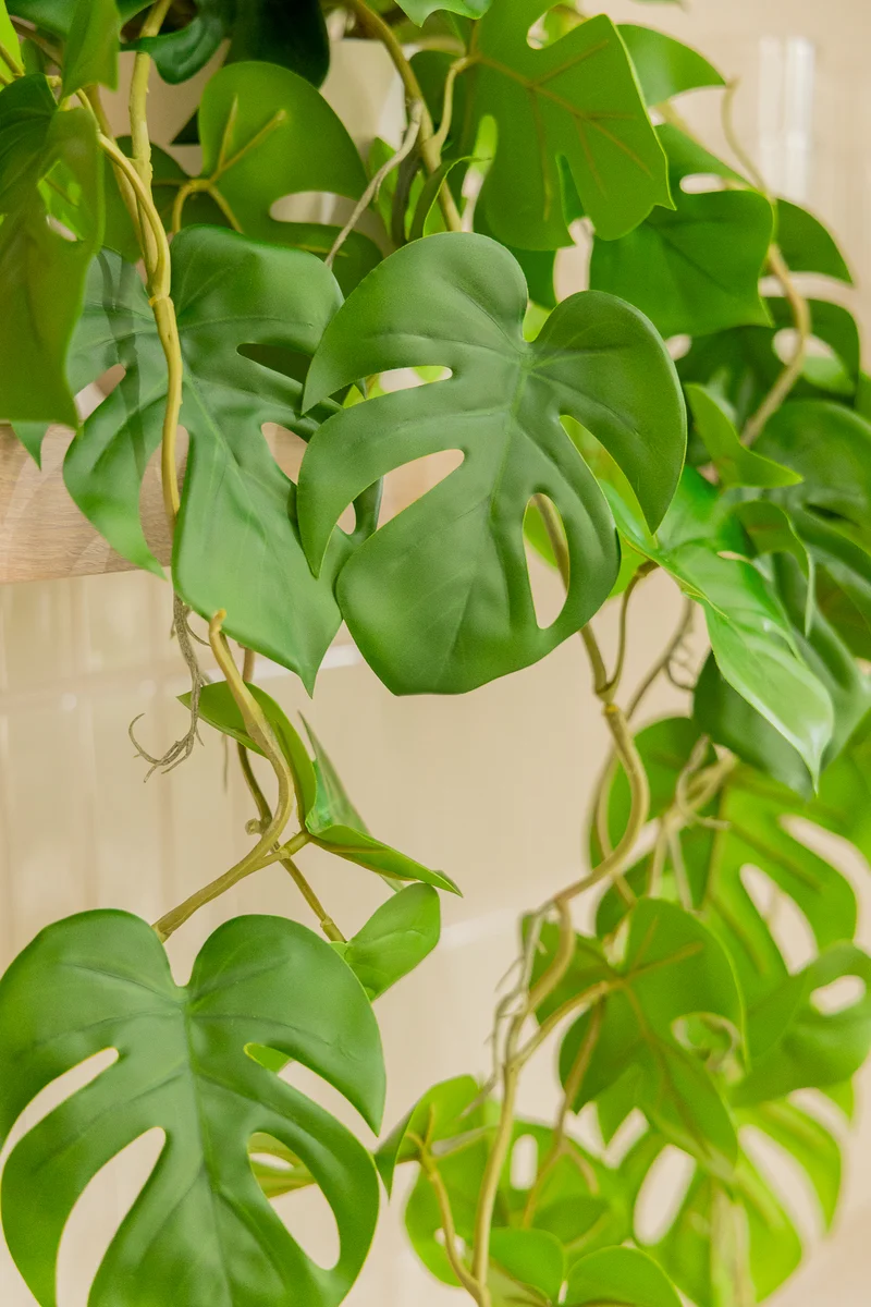 Monstera künstliche Hängepflanze 95cm