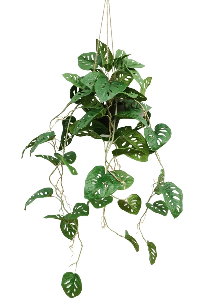 Monstera Monkey Bush künstliche Hängepflanze 95cm