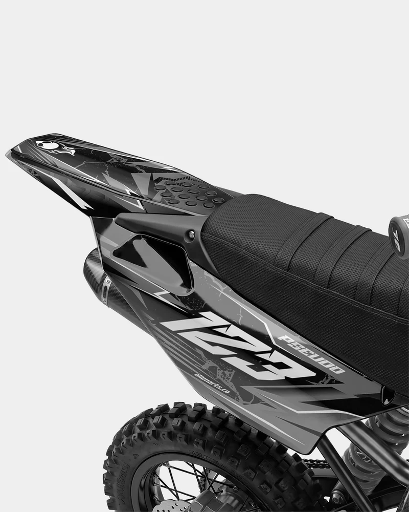 GRUDGE - Kit Déco Dirt Bike Semi-Personnalisable - Gris