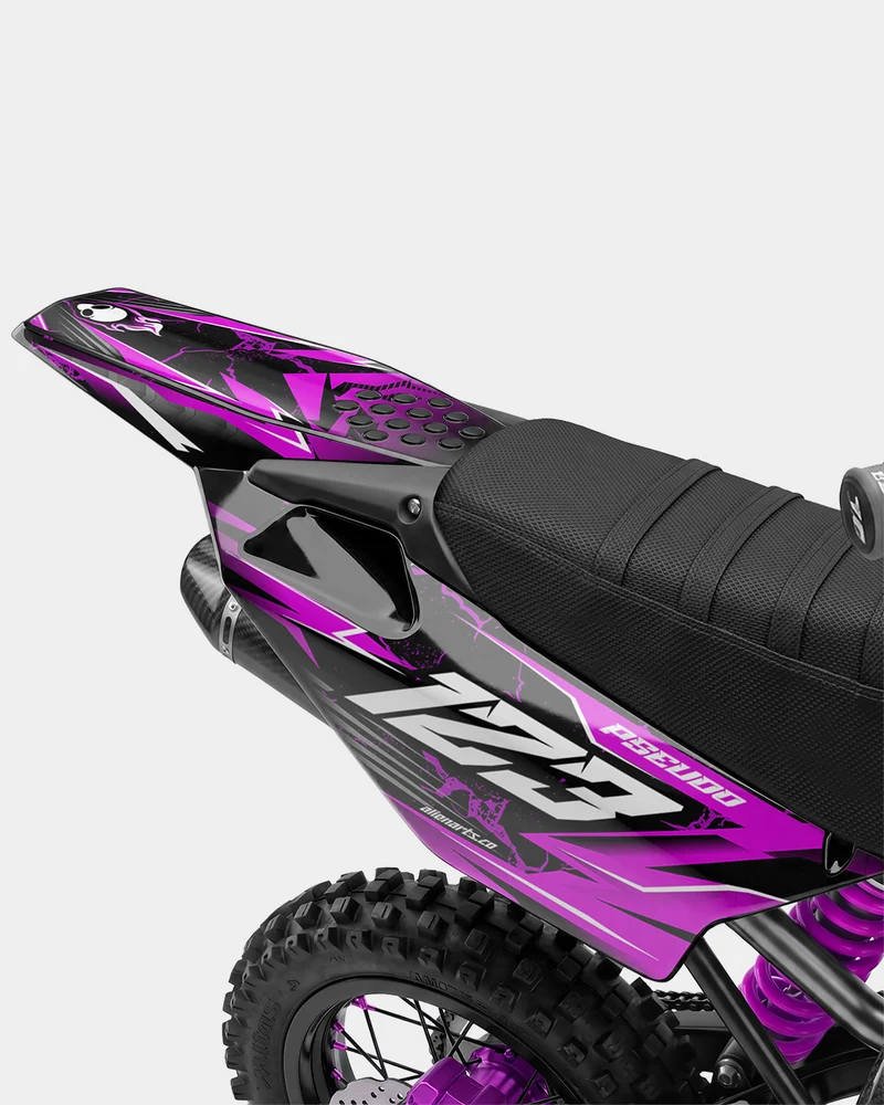 GRUDGE - Kit Déco Dirt Bike Semi-Personnalisable - Rose