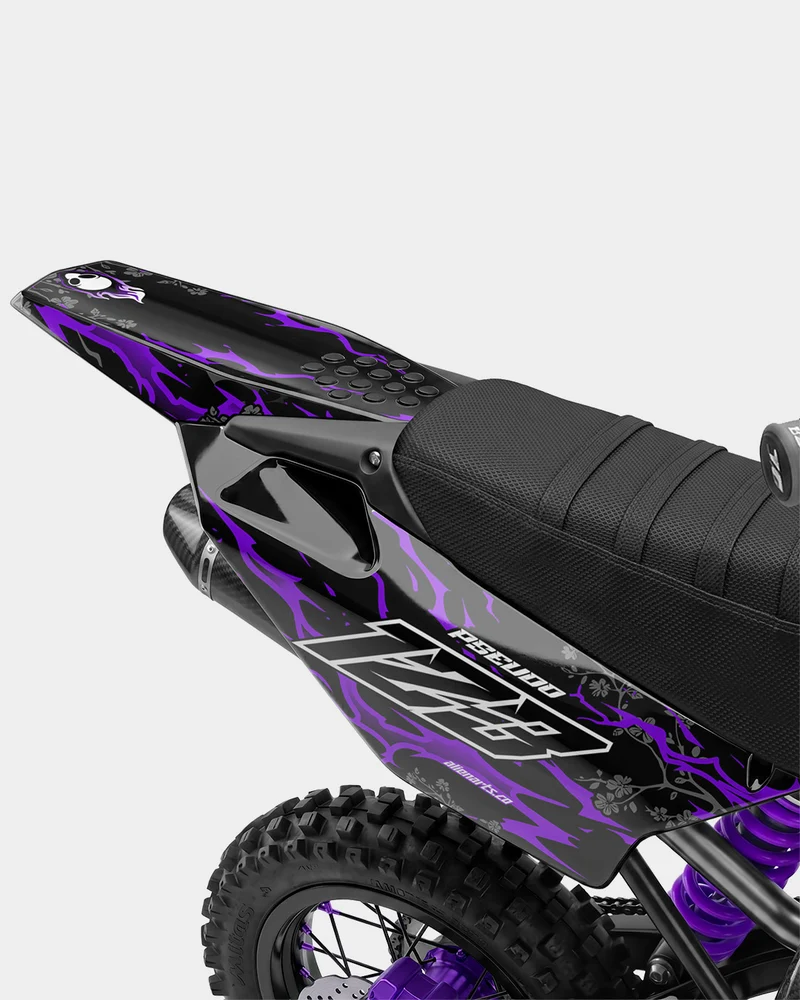 SENKA - Kit Déco Dirt Bike Semi-Personnalisable - Violet