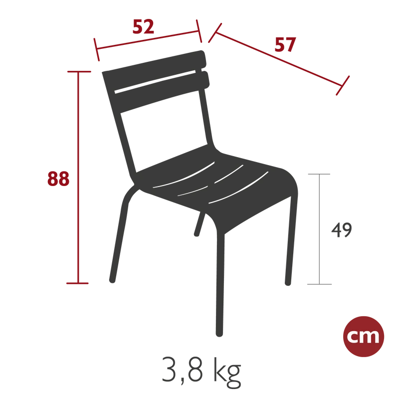 Fermob Luxembourg Gartenmöbelset (Tisch + 4 Stühle)
