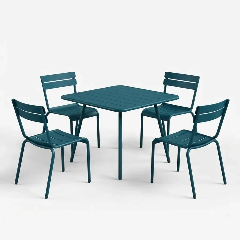 Fermob Luxembourg Gartenmöbelset (Tisch + 4 Stühle)