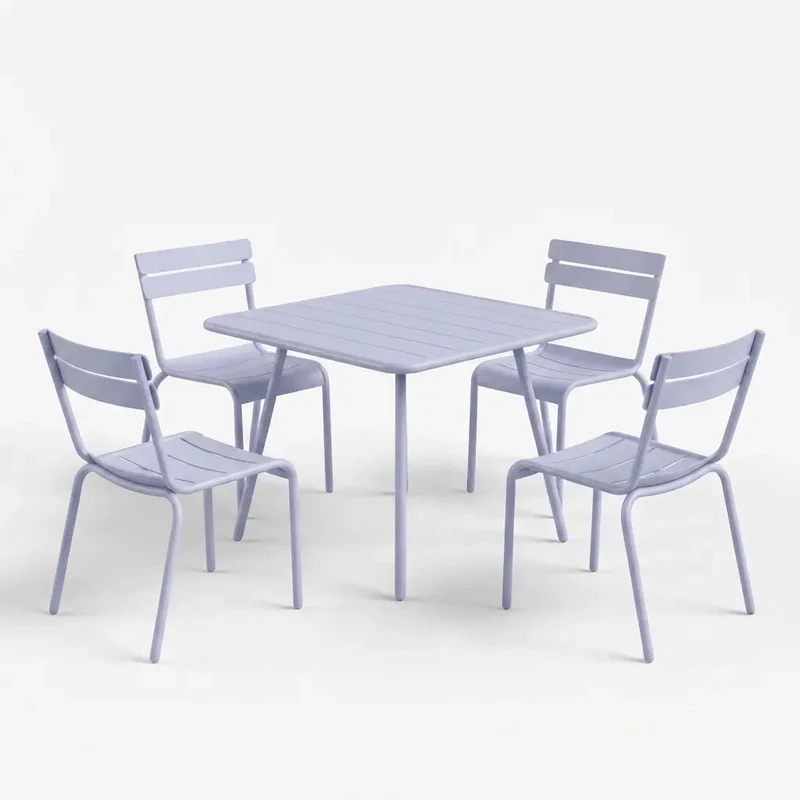 Fermob Luxembourg Gartenmöbelset (Tisch + 4 Stühle)