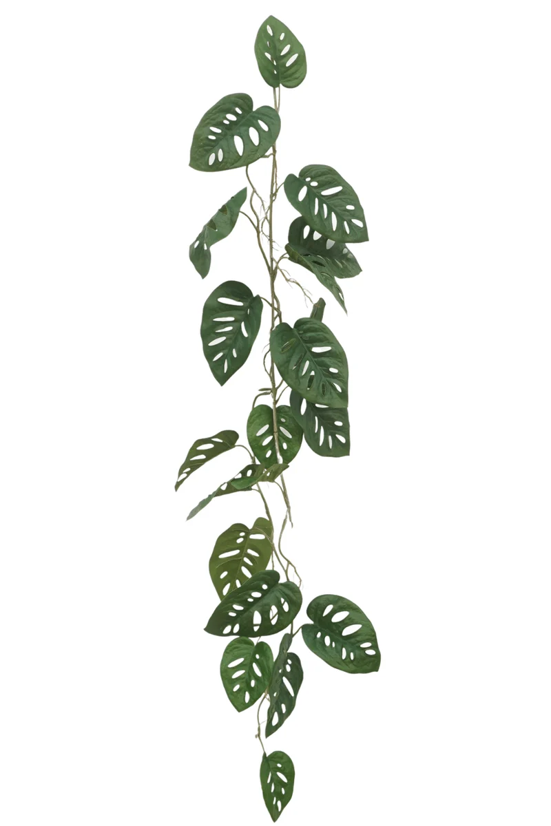 Monstera Monkey Bush künstliche Girlande 120cm