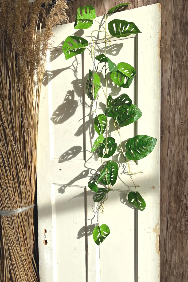 Monstera Monkey Bush künstliche Girlande 120cm