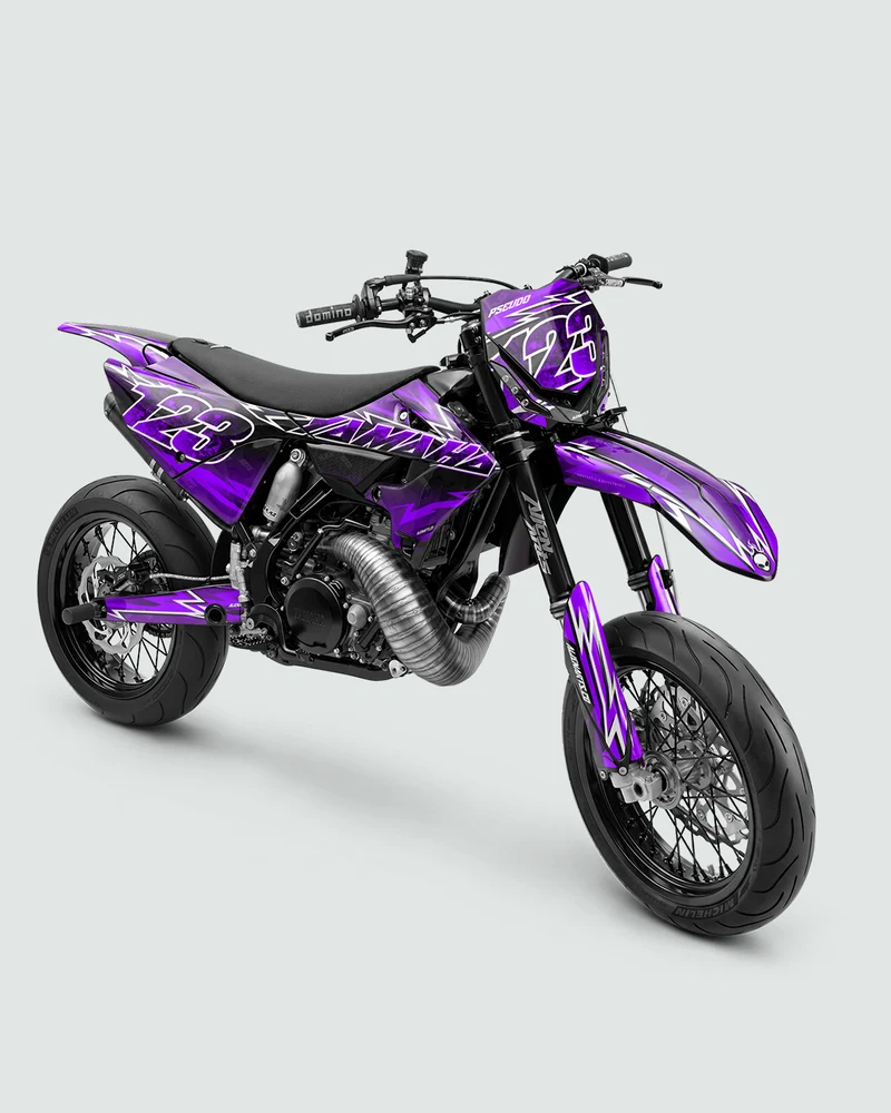 XONIX - Kit Déco Supermotard Semi-Personnalisable - Violet