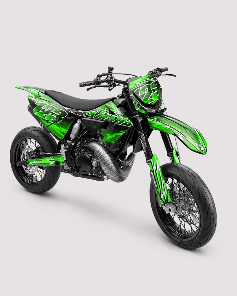 XONIX - Kit Déco Supermotard Semi-Personnalisable - Vert