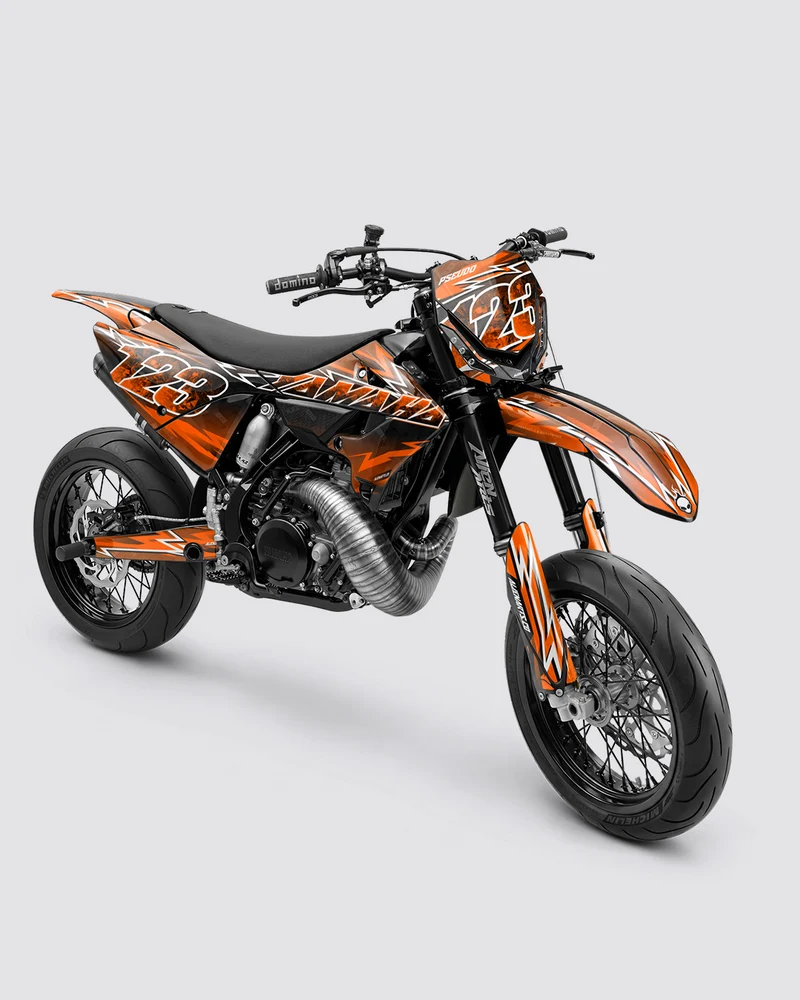 XONIX - Kit Déco Supermotard Semi-Personnalisable - Orange