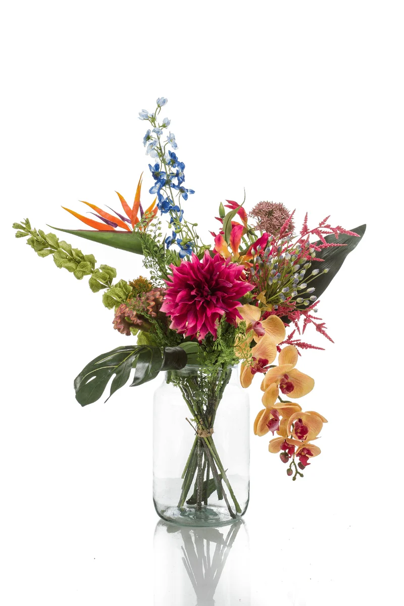 Künstlicher Blumenstrauß Exotische Blumen
