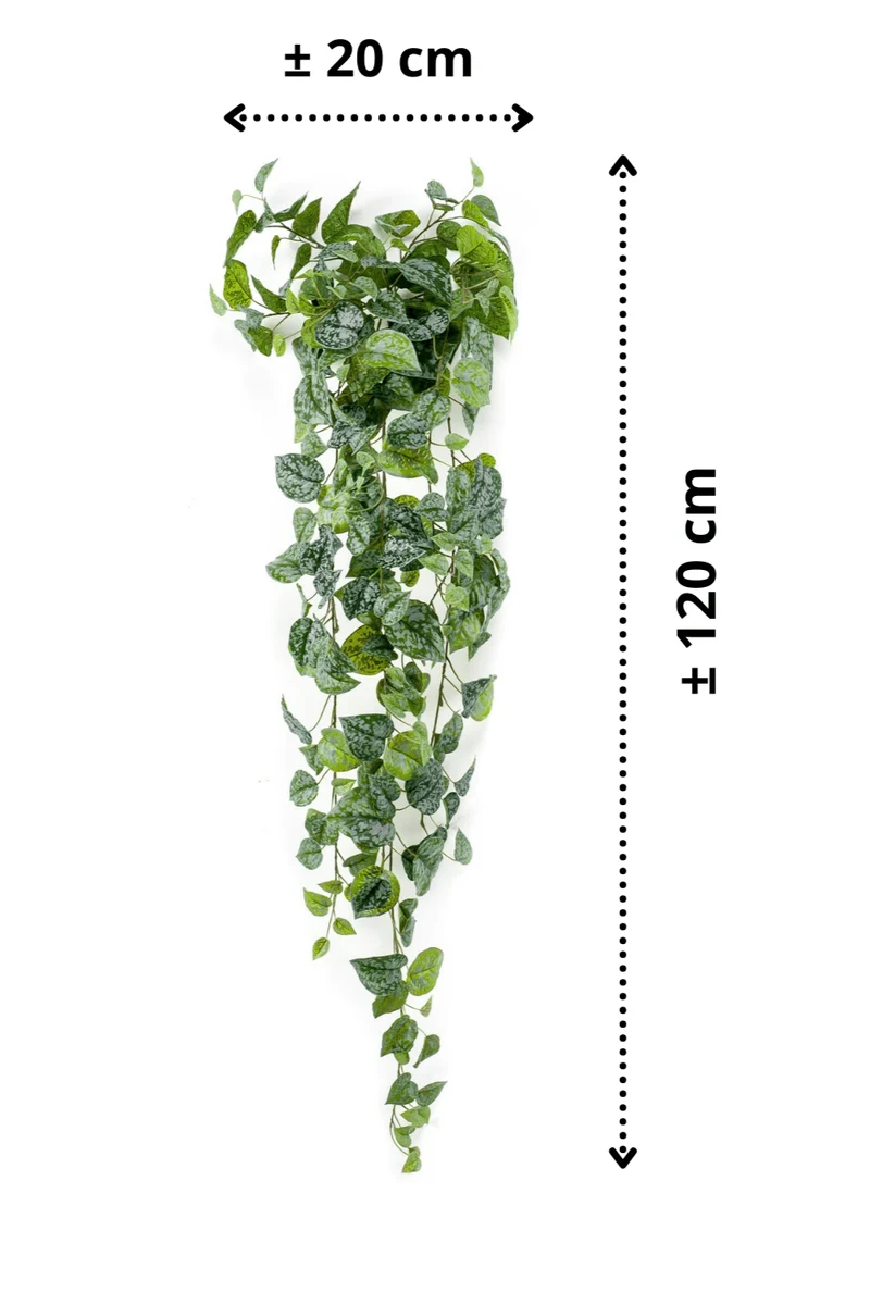 Scindapsus Pictus künstliche Hängepflanze 120cm