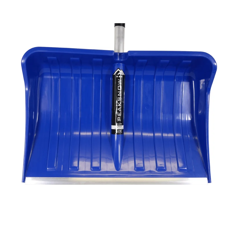 SHW Schneeschieber-Kunststoff 55 cm mit ergonomischem Stiel Blau