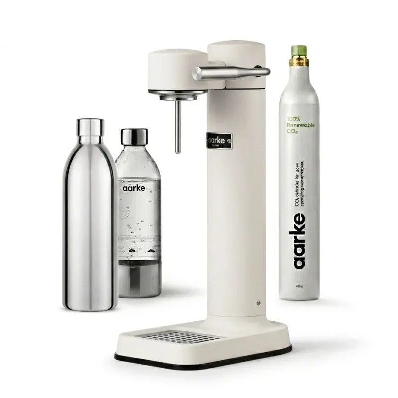 Aarke Carbonator 3 Komplett-Set - Wassersprudler + Flasche + CO2 Zylinder