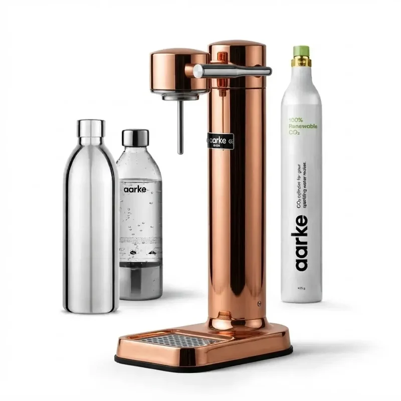 Aarke Carbonator 3 Komplett-Set - Wassersprudler + Flasche + CO2 Zylinder