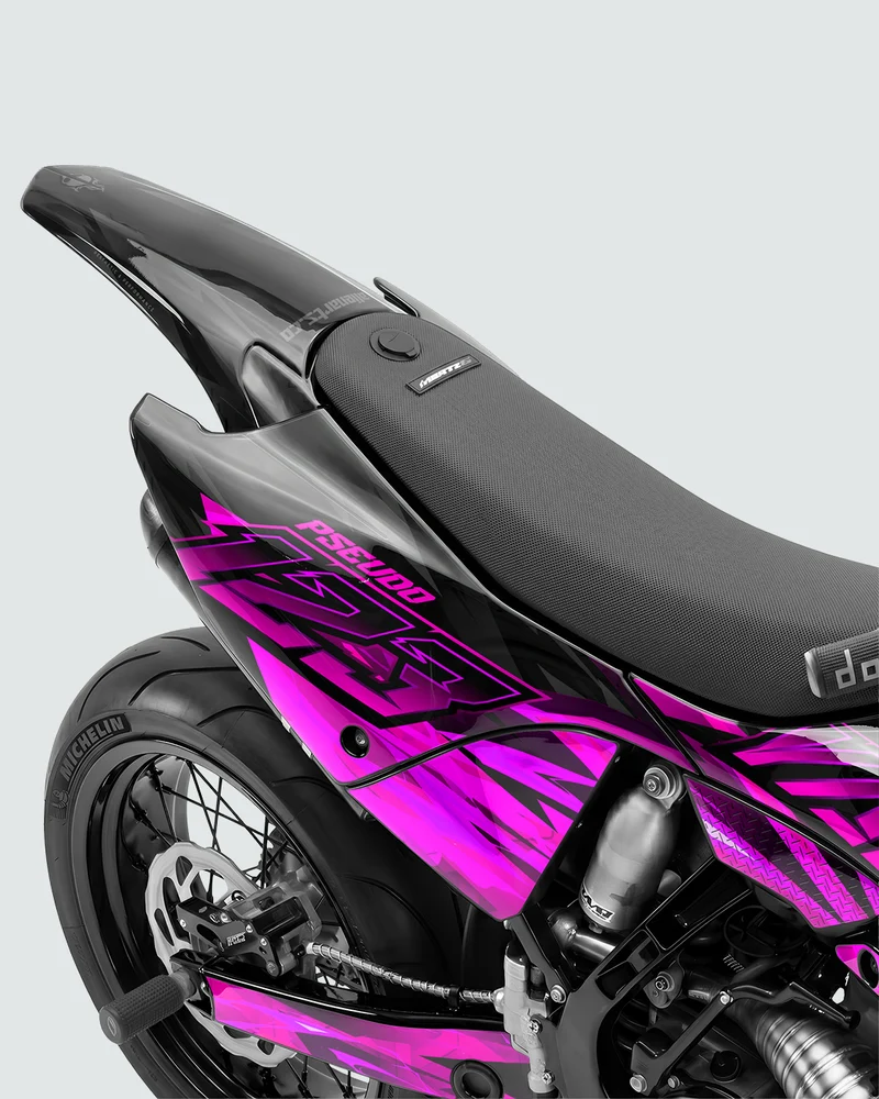 NITROGEN - Kit Déco Supermotard Semi-Personnalisable - Rose