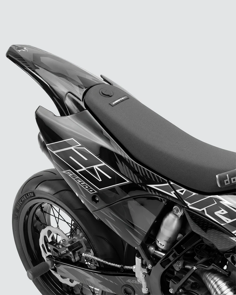 IONIK - Kit Déco Supermotard Semi-Personnalisable - Noir