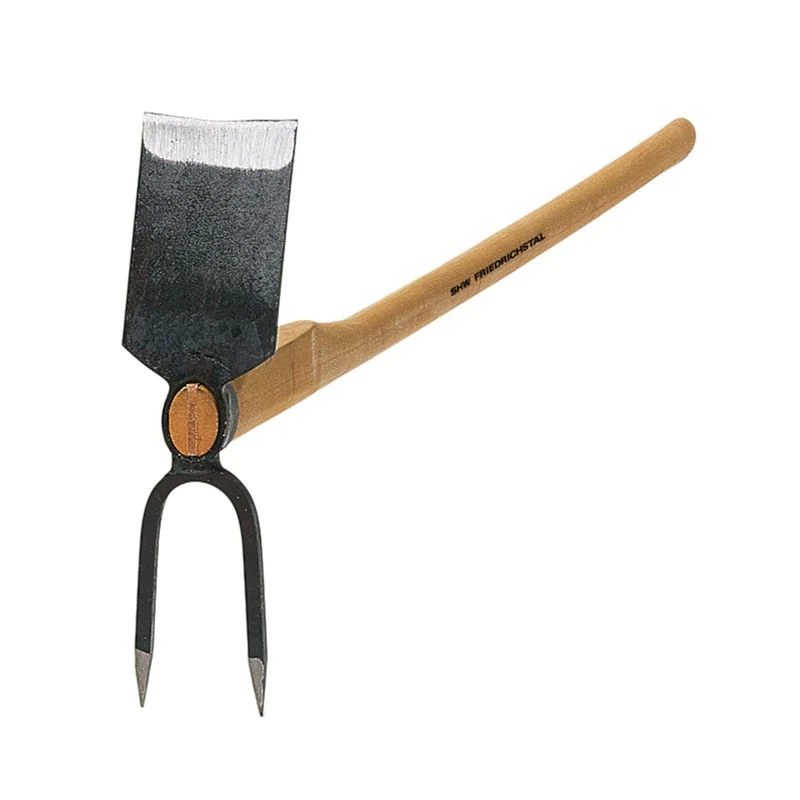 SHW Karsthacke große Ausführung mit 2 Zinken und Eschenstiel 135 cm