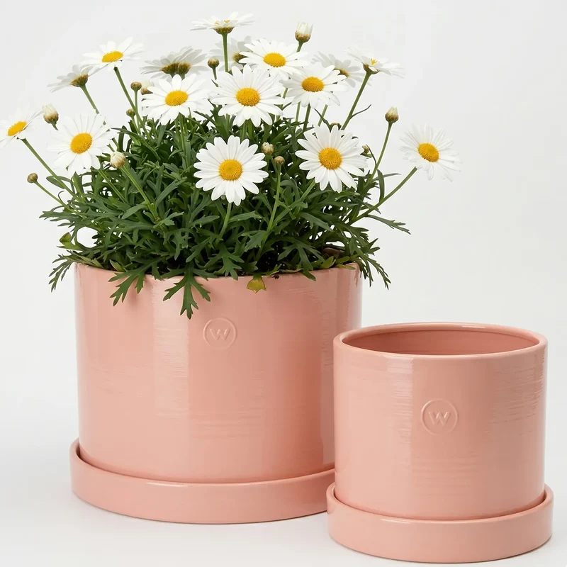 Wikholmform Alicia Übertopf Pfirsichrosa