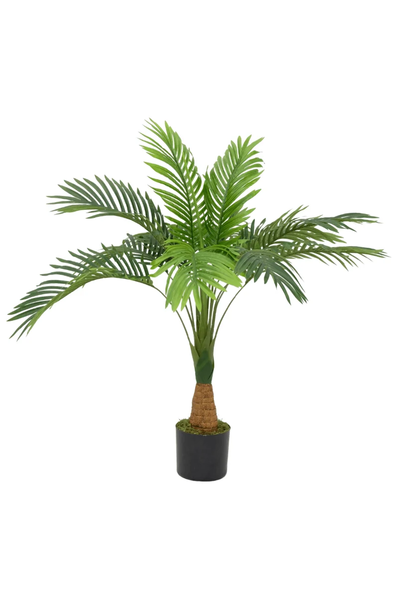 Palme Kunstpflanze dicker Stamm 80cm