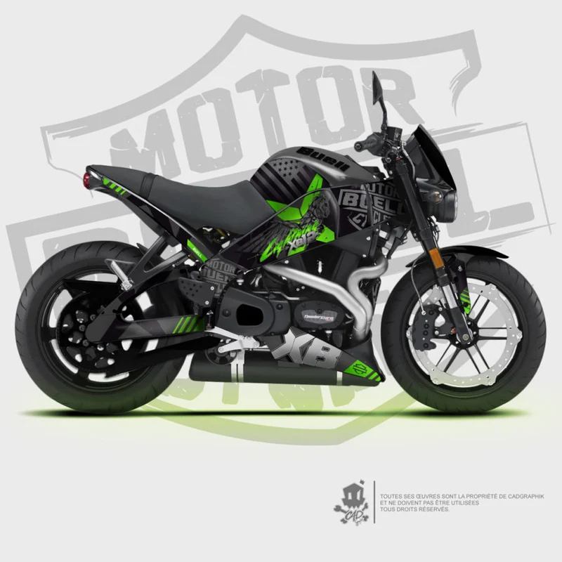 BUELL - XB9/XB12 GREEN LIGHTNING - ONLY 10