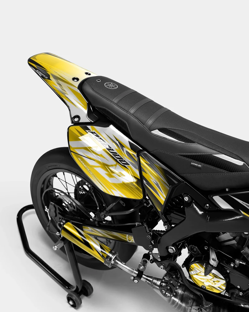 AUROPE - Kit deco YAMAHA DT 50cc - Jaune foncé