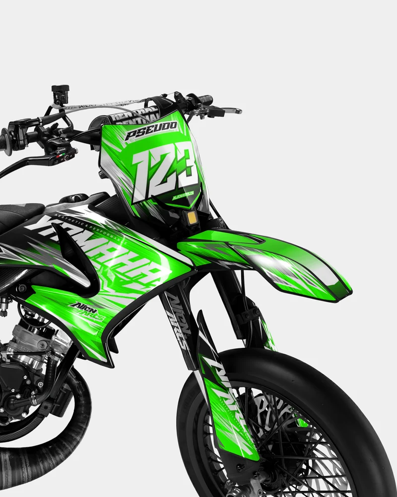 AUROPE - Kit deco YAMAHA DT 50cc - Vert