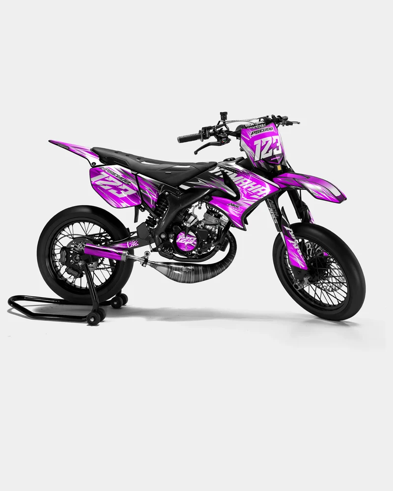 AUROPE - Kit deco YAMAHA DT 50cc - Rose