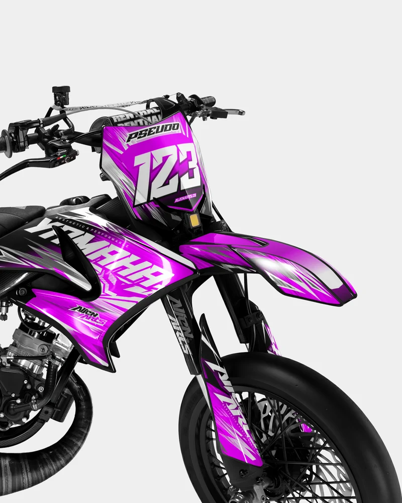 AUROPE - Kit deco YAMAHA DT 50cc - Rose