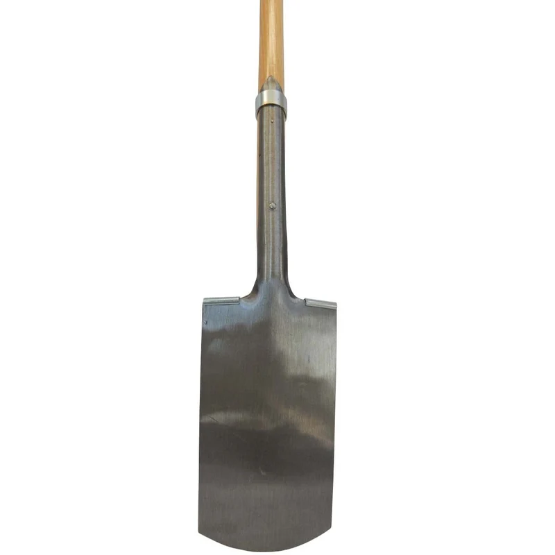 SHW Rode-/Baumschulspaten mit Doppelfeder und Spatentritt mit Hickory-T-Stiel