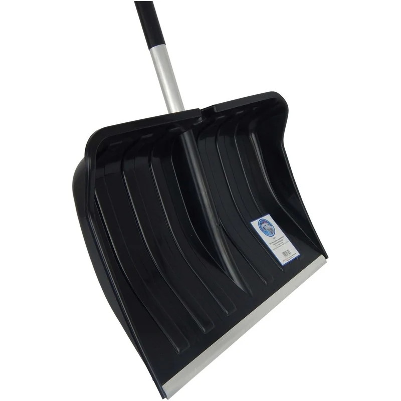 SHW Schneeschieber-Kunststoff 55 cm mit geradem Aluminiumstiel