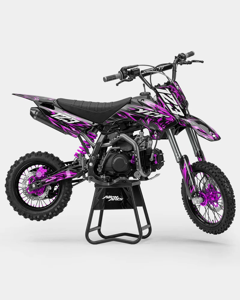 RAION - Kit Déco Dirt Bike Semi-Personnalisable - Rose