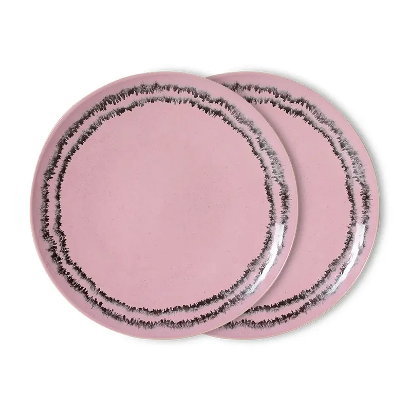 HKliving 70s Ceramics Essteller im 2er Set
