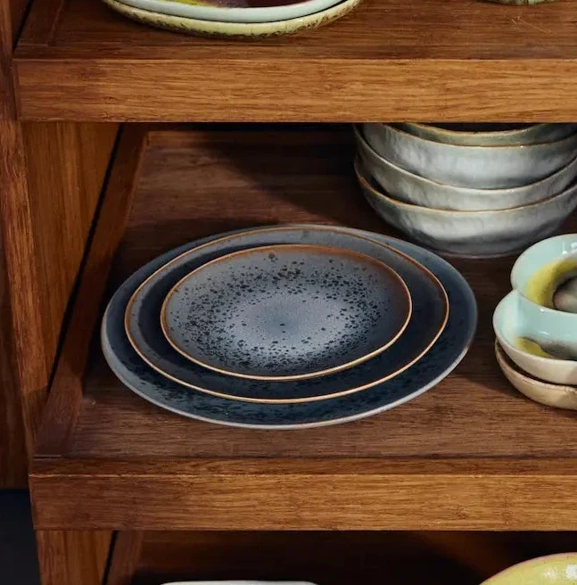 HKliving 70s Ceramics Essteller im 2er Set