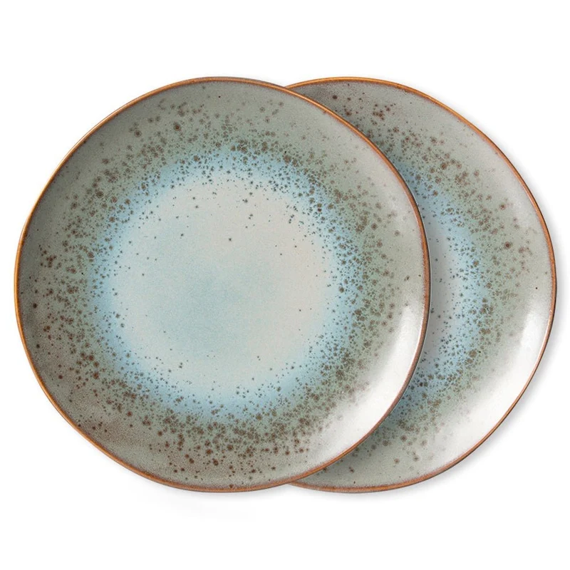 HKliving 70s Ceramics Essteller im 2er Set
