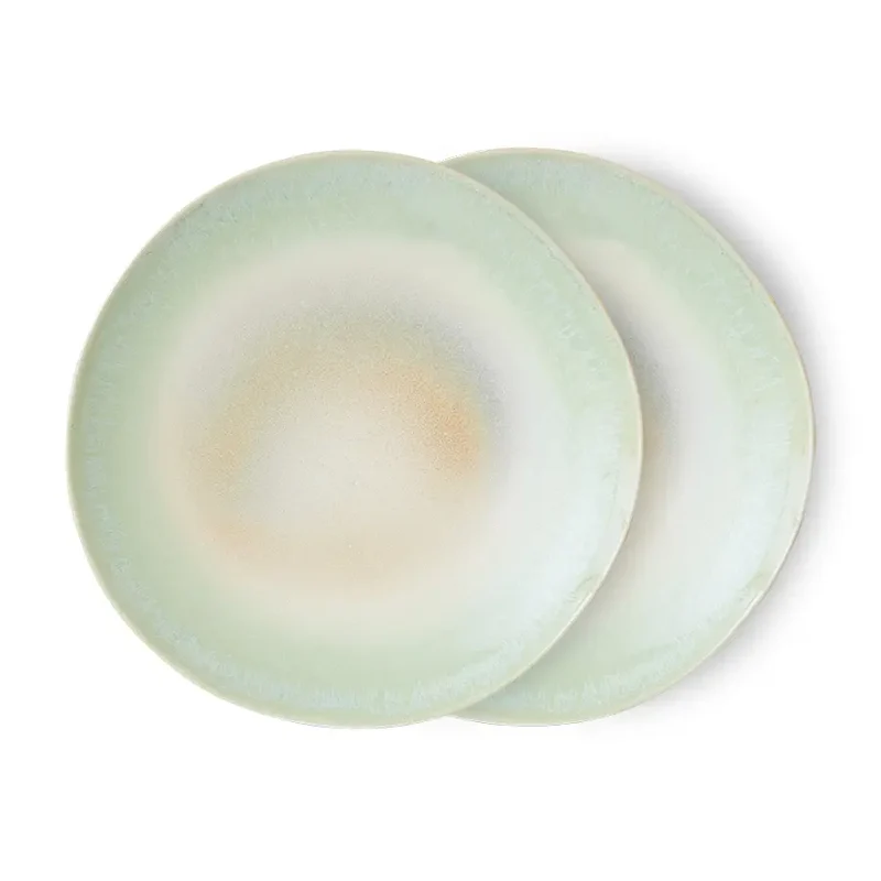 HKliving 70s Ceramics Essteller im 2er Set