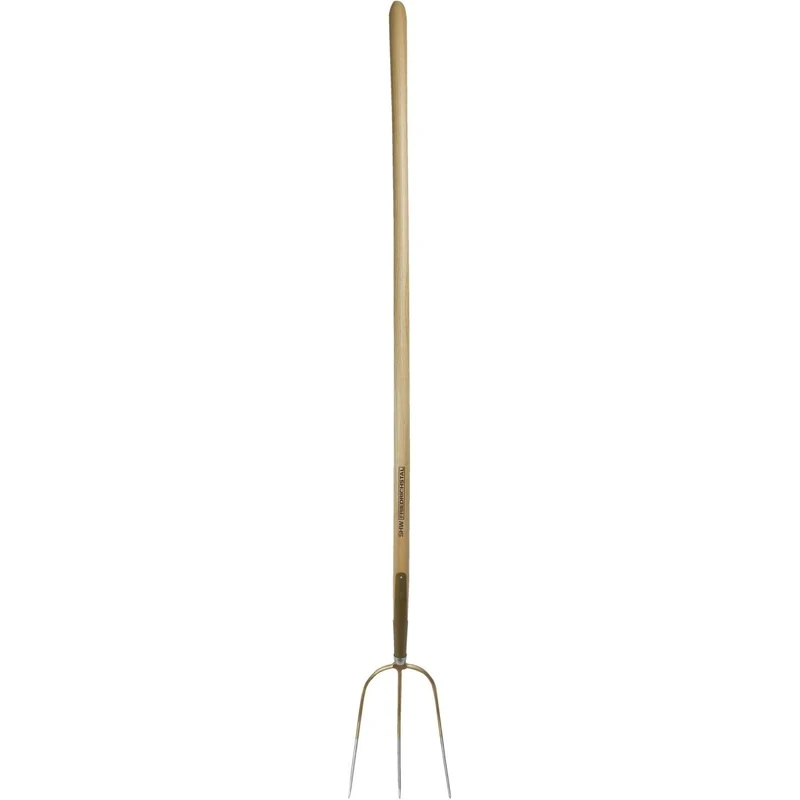 SHW Streugabel mit gebogenem Stiel und Schienenzwinge