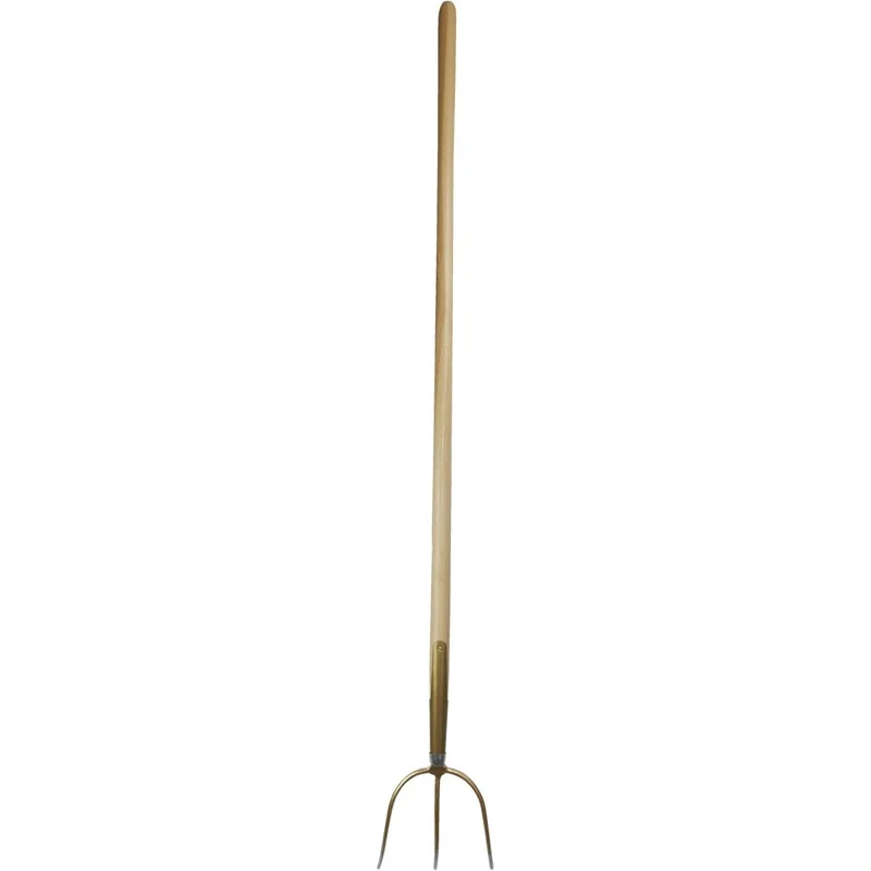 SHW Streugabel mit gebogenem Stiel und Schienenzwinge