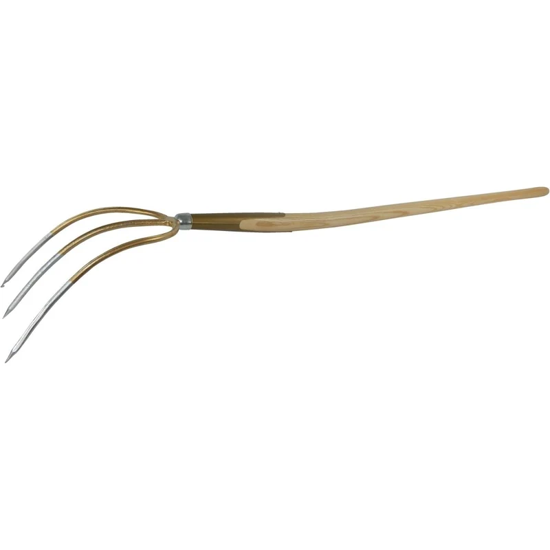 SHW Streugabel mit gebogenem Stiel und Schienenzwinge